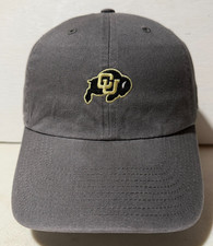 '47 Brand Colorado Buffalos Strapback Adjustable Hat Cap Gray Cotton