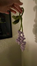 Lavender Keychain Crochet Handmade