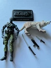 Gi Joe 25th Ann Snake Eyes V 33 W/ Timber Loose Complete No File Card