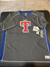 Dynasty MLB Genuine Merchandise Texas Rangers Jersey Shirt GRAY/Blue/Red/Whit XL