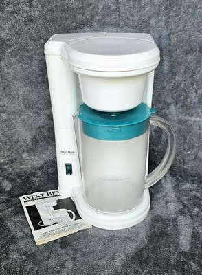 West Bend 2 Quart Electric Iced Tea Maker Vintage Model 6050E TESTED & WORKING