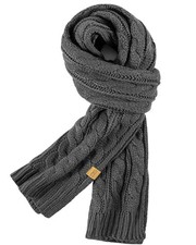 Womens Big Knit Scarf Winter Warm Long Wrap Cashmere Wool Thick Large Chunky