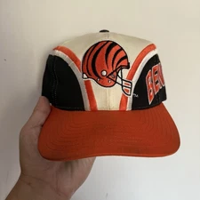 Cincinnati Bengals NFL Eastport Vintage 90s Hat Cap Snapback Stripe Rare