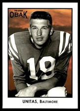 2011 TriStar Obak Johnny Unitas Baltimore Colts #15