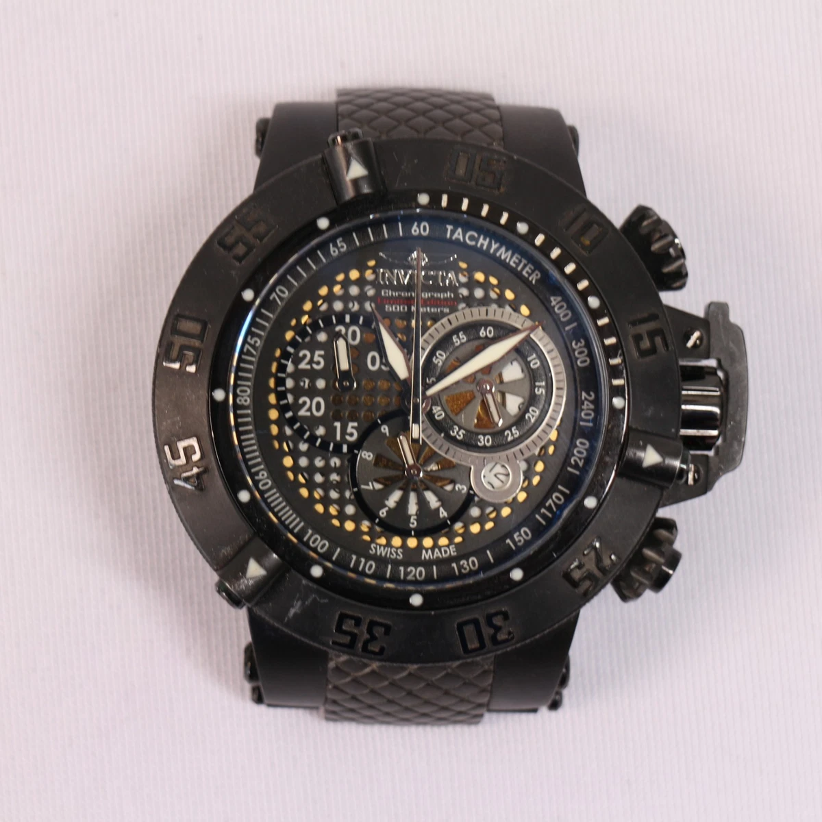 Invicta Subaqua Rubber Band Luxury Wristwatches for sale | eBay