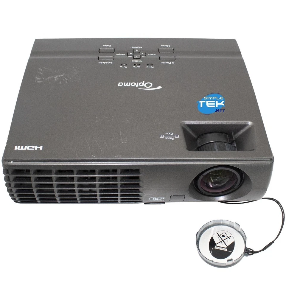 Optoma Ep7155 Projector HDMI DLP VGA Rca Portable Mini Video Projector_ - Image 2 of 4