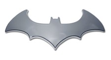 New Batman Bat Chrome Metal Auto Emblem.