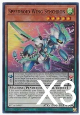 Speedroid Wing Synchron SUDA-EN007 Super Rare 1st Edition NM YUGIOH
