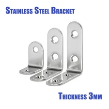 L-Shape Stainless Steel Right Angle Bracket Corner Brace Joint Shelf Support