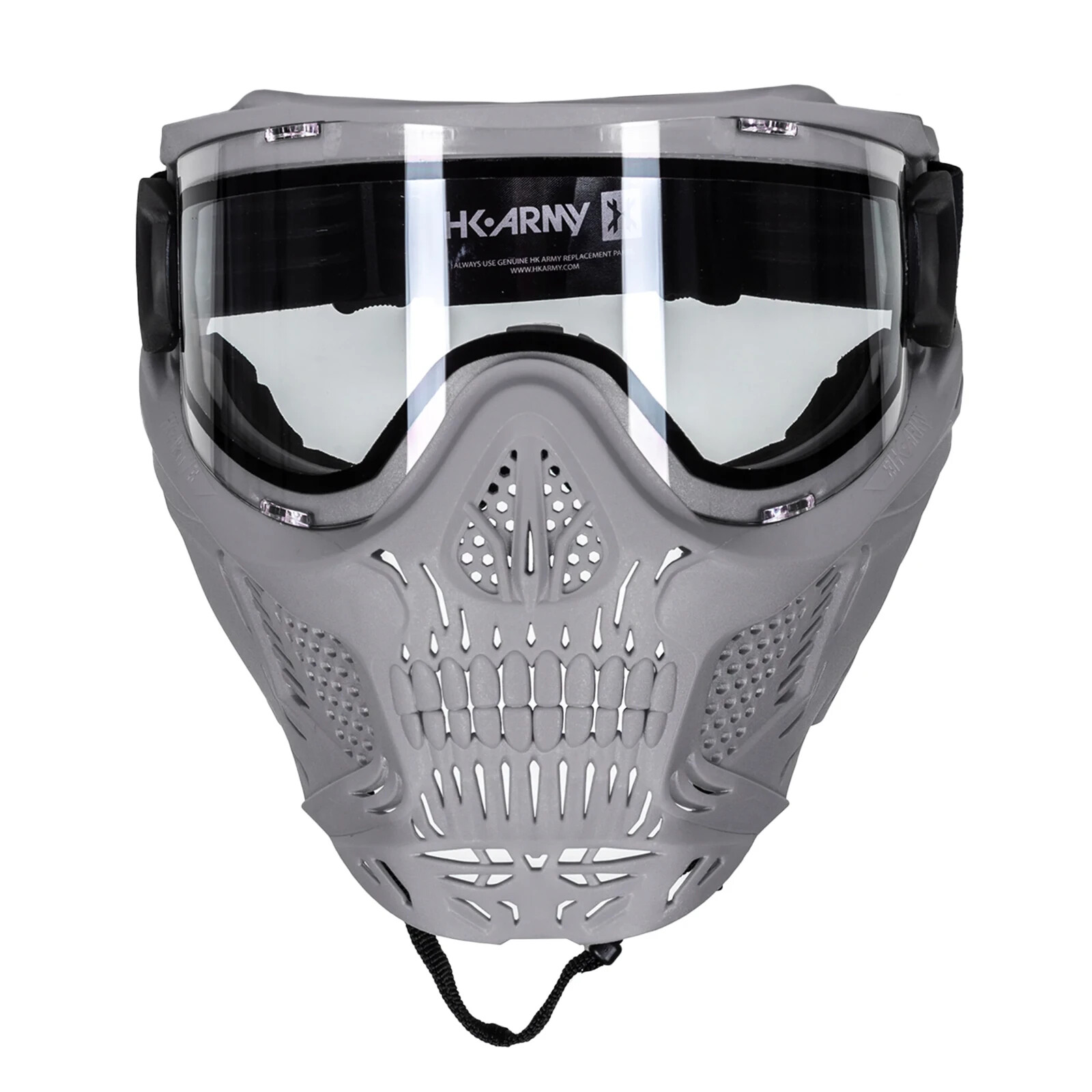 HK Army HSTL Skull Thermal Paintball Airsoft Goggles Mask - Grey w ...