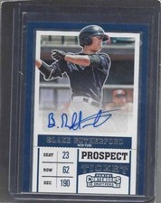 BLAKE RUTHERFORD 2017 CONTENDERS PROSPECT TICKET AUTO #23