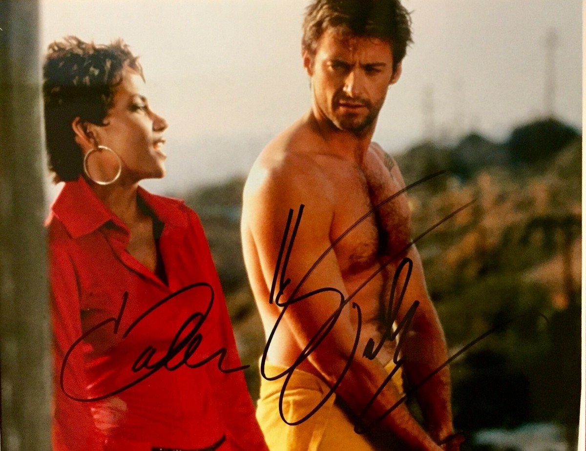 SWORDFISH: Halle Berry and Hugh Jackman Autographed 8x10 Set