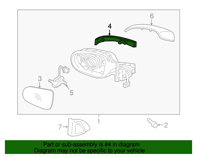 ✅GENUINE✅ Outside Mirror Lamp PASSENGER for 2016-2020 Kia Sorento 87623-C5000 Foto 3 de 4
