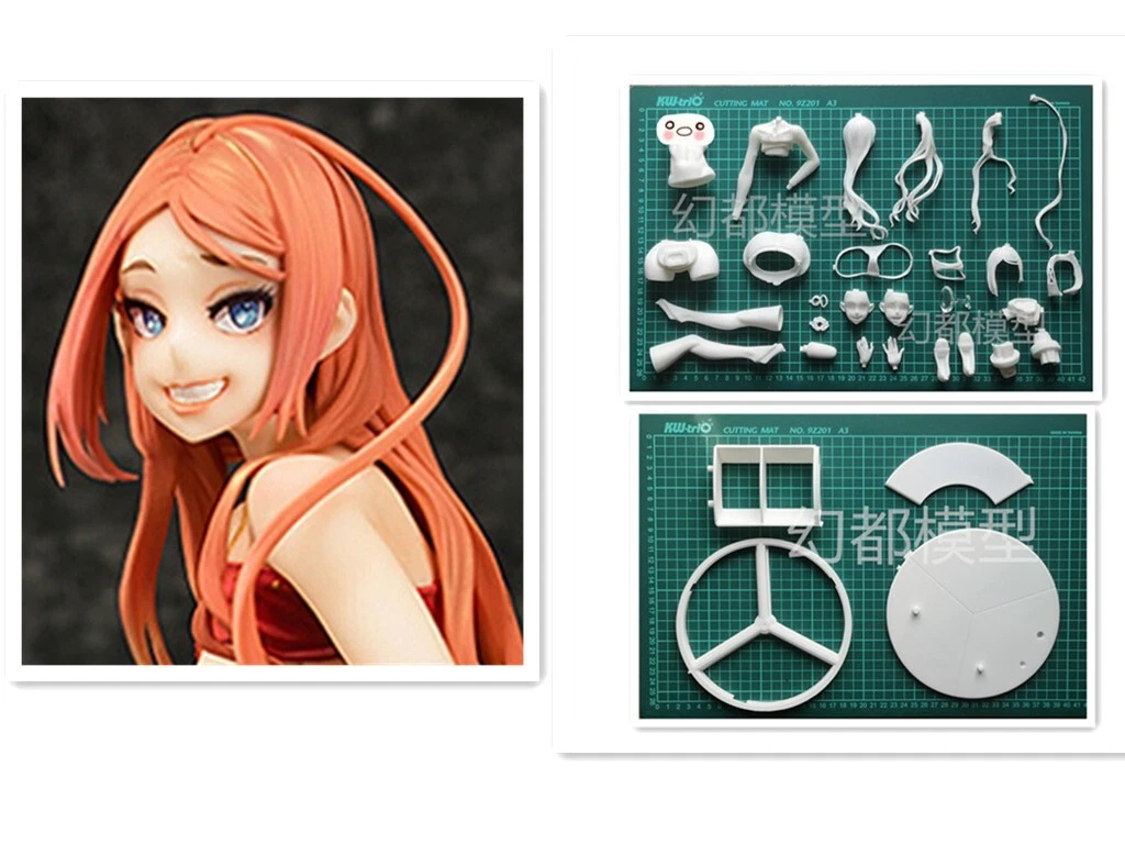Anime Musashino Takumi 16 Unpainted GK Model Unassembled Figure Resin Kit  24cmH | eBay