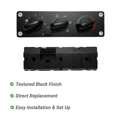 ABSOPRO HVAC Control Panel Replacement For Freightliner Trucks 108SD, 114SD, M2 - Manual AC/Heater Switch Unit