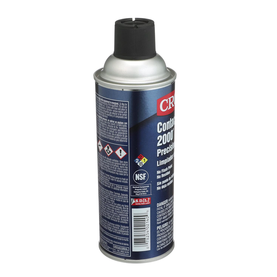 CRC Contact Cleaner 2000 Precision Cleaner 02140 13 Wt. Oz., Aerosol Electr... eBay