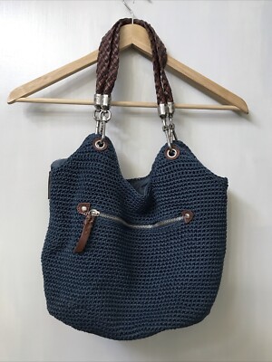 The Sak Indio Crochet Purse Boho Shoulder Bag Braided Double  display picture 1