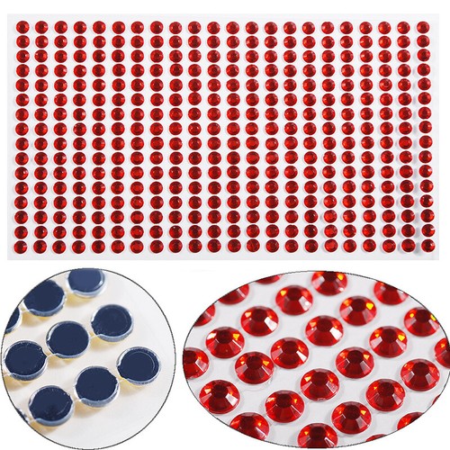 Adhesive Face Gem Sticker Eye Shadow Festival Glitter Jewel Tattoo Body Makeup - Picture 23 of 31