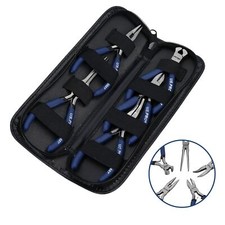 5pc Mini Plier Set Craft Jewellery Fishing Pliers Long Nose Cutters Needle