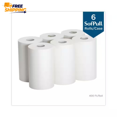 SofPull 9  Paper Towel Roll by GP PRO (Georgia-Pacific), White, 26610, 400