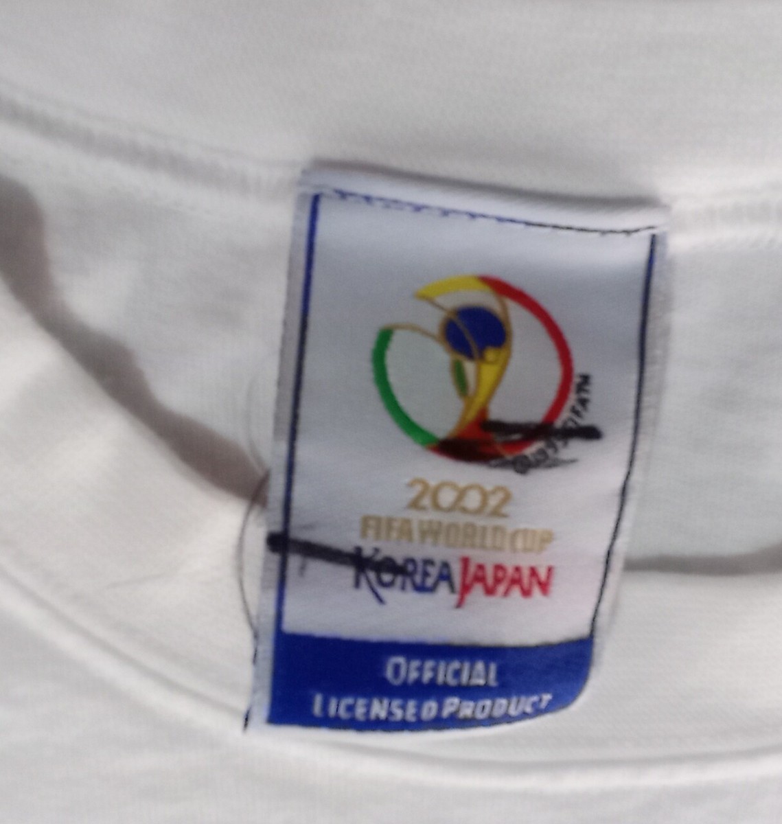 UEFA JAPAN COREA 2002 World cup T shirt L Vintage 1999 UEFA JAPAN COREA 2002 World cup T shirt L Vintage 1999