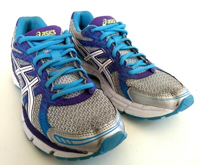 Asics Gel Excite 2 Womens Size 7 Silver Training Trail Walking Running Shoes