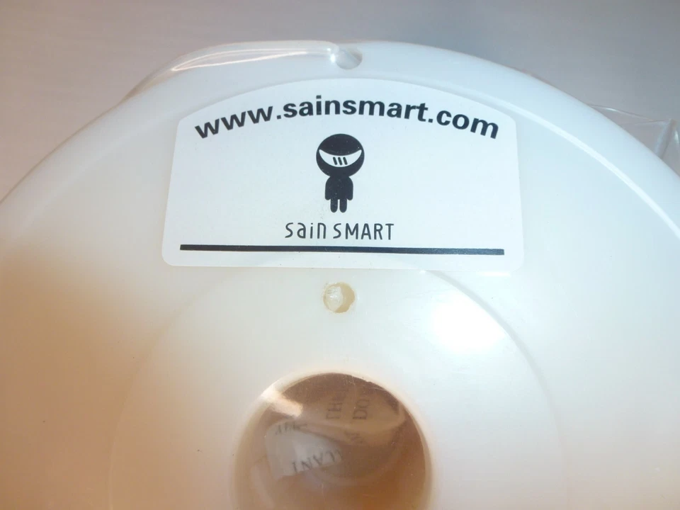 SainSmart 3mm PLA 3D Printing Filament - White -- 1Kg (2.2lbs) -- Sealed - Image 2 of 4