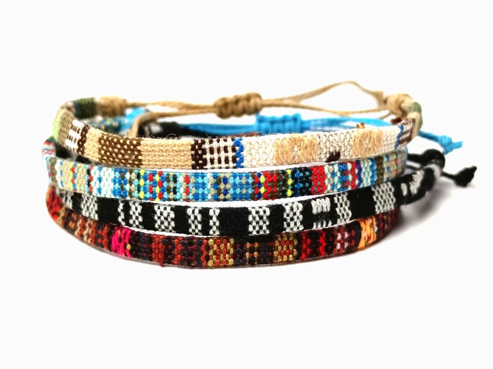 Freundschaftsarmband Surferarmband Herren & Damen  Boho  handgeknüpft 10 Farben - Bild 3 von 4