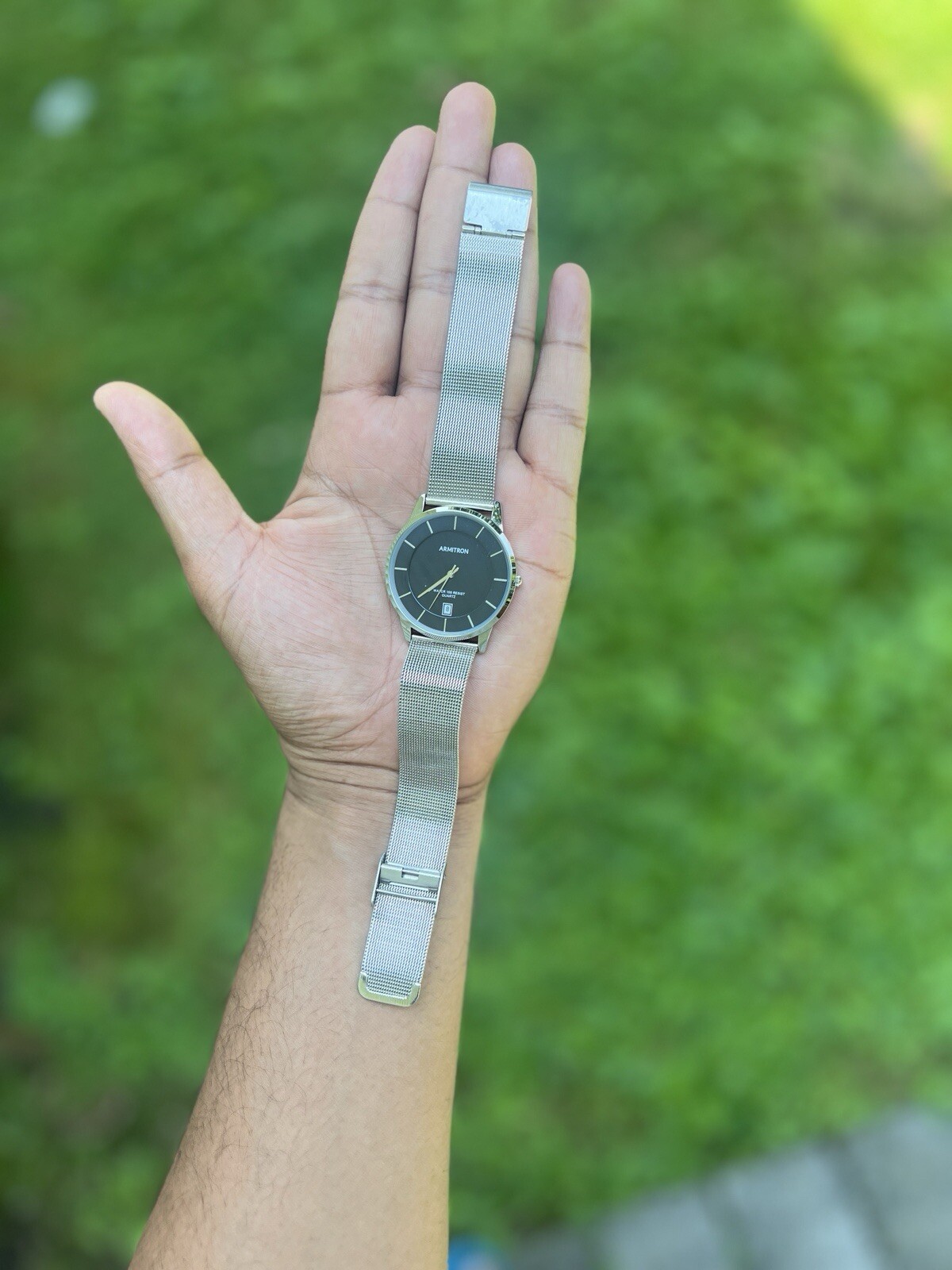 Armitron Men's Classic  Date Function Mesh Bracel… - image 9