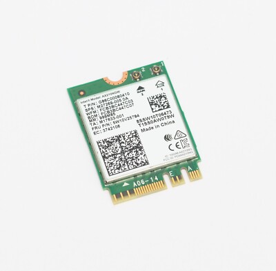 Intel AX210NGW M.2 2230 2.4GBPS 802.11AX Wifi 6E Bluetooth 5.3 Card G86C00080410