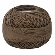 Lizbeth Egyptian Cotton Crochet Thread Size 80 Color 698 Medium Fudge