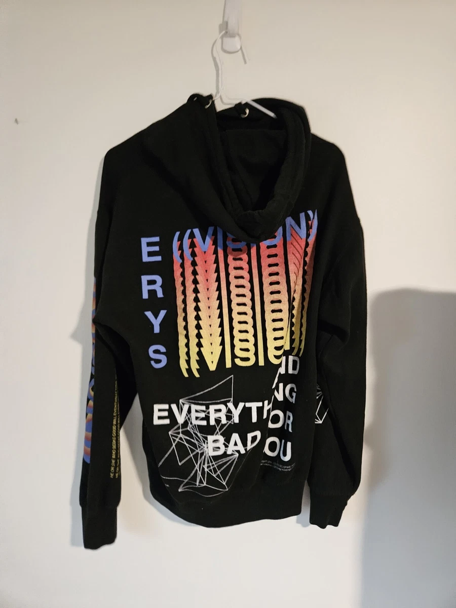 ERYS MENS MSFTSrep Jaden Smith SYRE Black Hoodie Size Medium