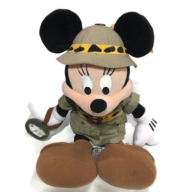 Minnie Mouse Disney Parks Authentic Safari Explorer Plush Stuffed Toy