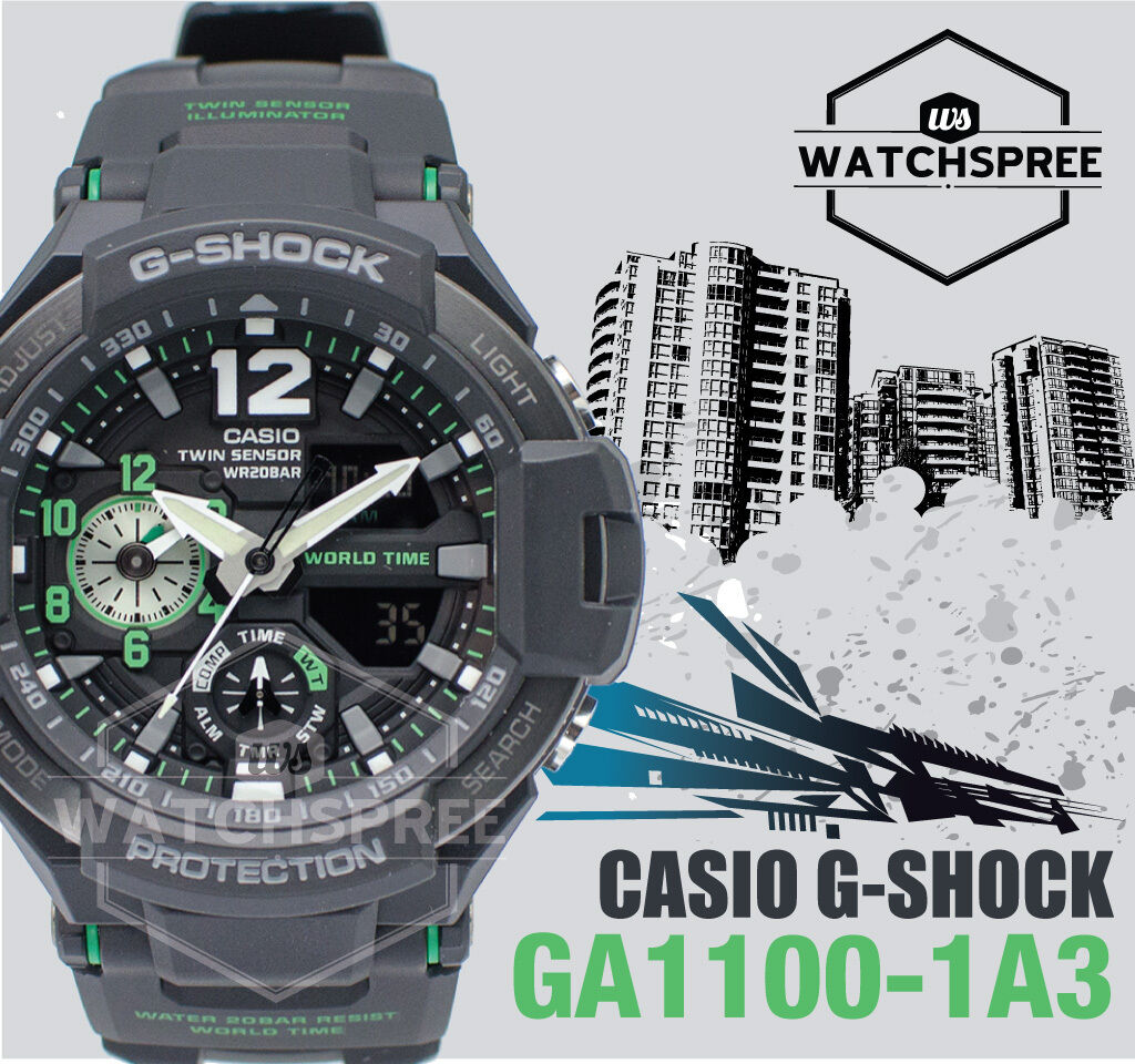 Casio G-Shock Gravitymaster Series Watch GA1100-1A3