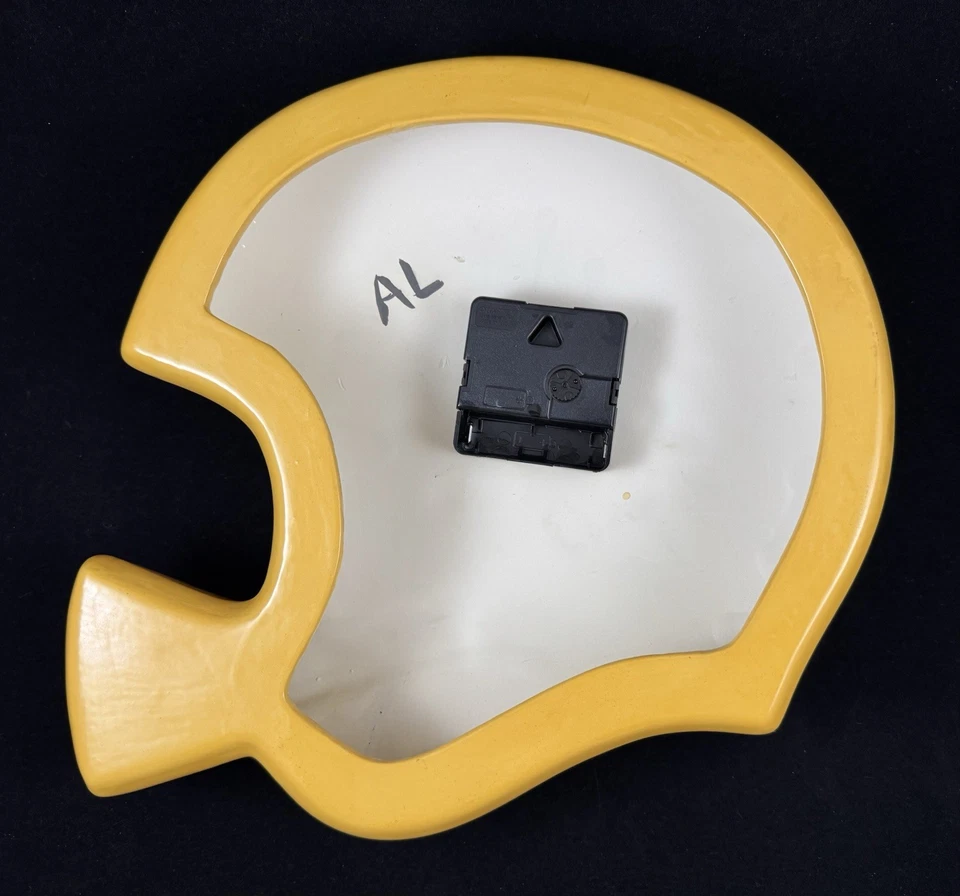 Relógio de parede vintage Pittsburgh Steelers NFL capacete de futebol cerâmica porcelana - Imagem 2 de 2