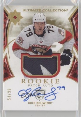 2021 Ultimate Collection 54/99 Cole Schwindt #186 RPA Rookie Patch Auto RC 1r7x