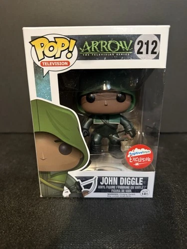 FUNKO POP ! JOHN DIGGLE 212 FUGITIVE TOYS EXCLUSIVE ARROW POP TELEVISION RARE