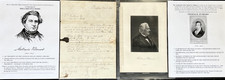 US PRESIDENT WHIG PARTY CONGRESSMAN NY MILLARD FILLMORE LETTER SIGNED+FREE FRANK