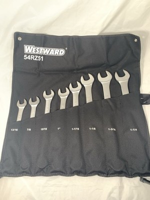 Westward 54RZ51A Combination Wrench SAE, 12 Point 8 Pcs