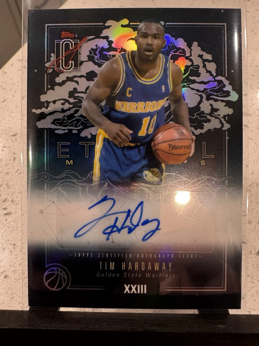 Tim Hardaway Sports Trading Card Singles Autographed Basketball
