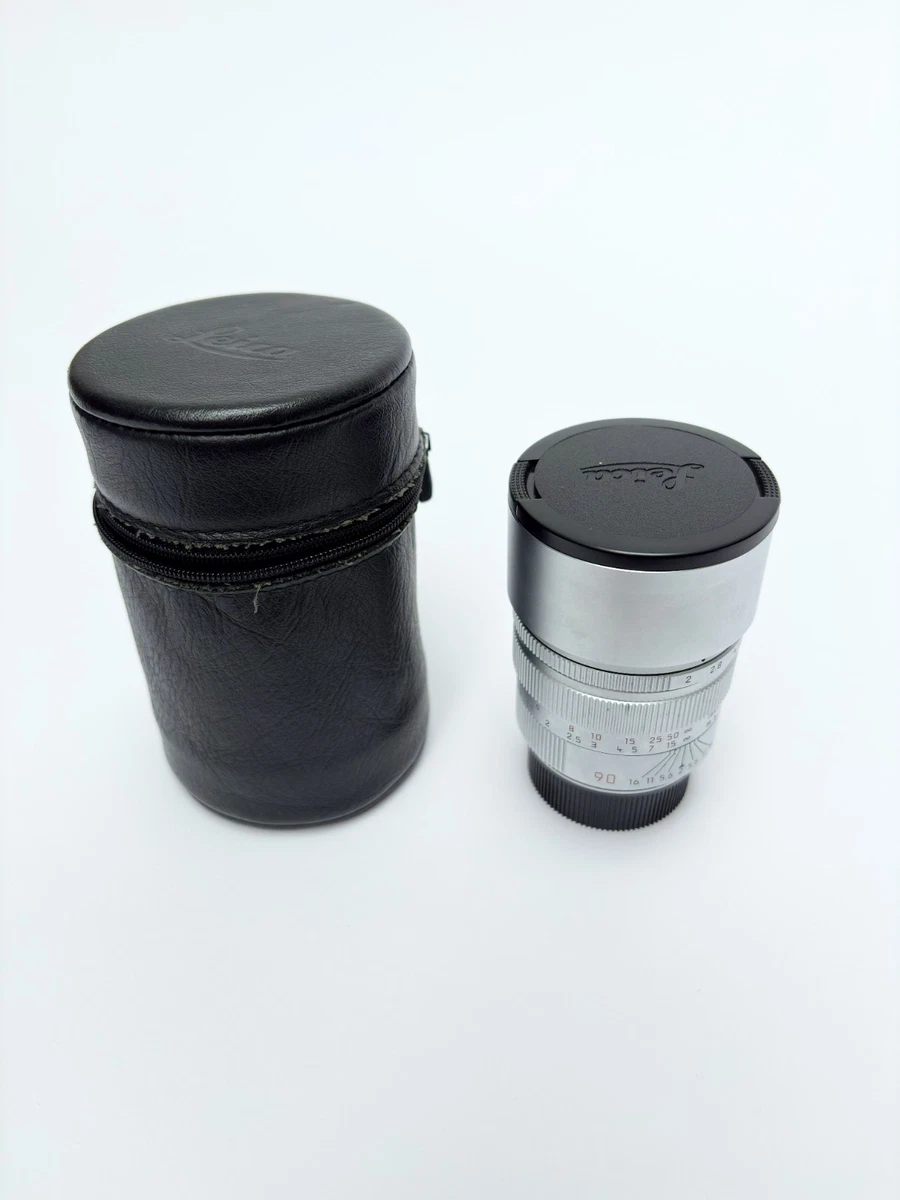 Objectif Leica Summicron-M 90mm F/2 - Téléobjectif Avec Filtre Et étui - Occasion