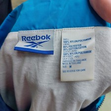 reebok jacket - womens M blue/white