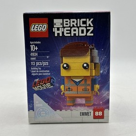 Walmart Exclusive LEGO BRICKHEADZ Emmet (41634) Retired New Sealed In Box #4886