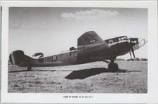 WW2 Photo of Loire Olivier LeO 451 Bomber Wreck on Desert Airfield