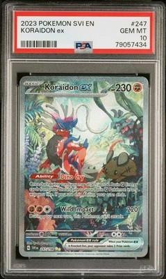 2023 Pokemon Scarlet & Violet #247 Koraidon ex SIR PSA 10 GEM MINT