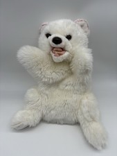 Kuscheltier Handpuppe Wasi Eisbär 25cm weiß Plüschtier Stofftier 🐻‍❄️