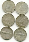 Canada 80% silver coins lot of  60 Cents  face value (.32 oz ASW)   lotfeb3948
