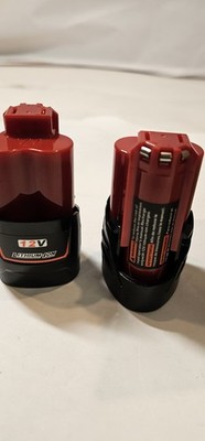 waitley 2 Pack 12V 3.0Ah Replacement Battery Compatible with Milwaukee Cordless