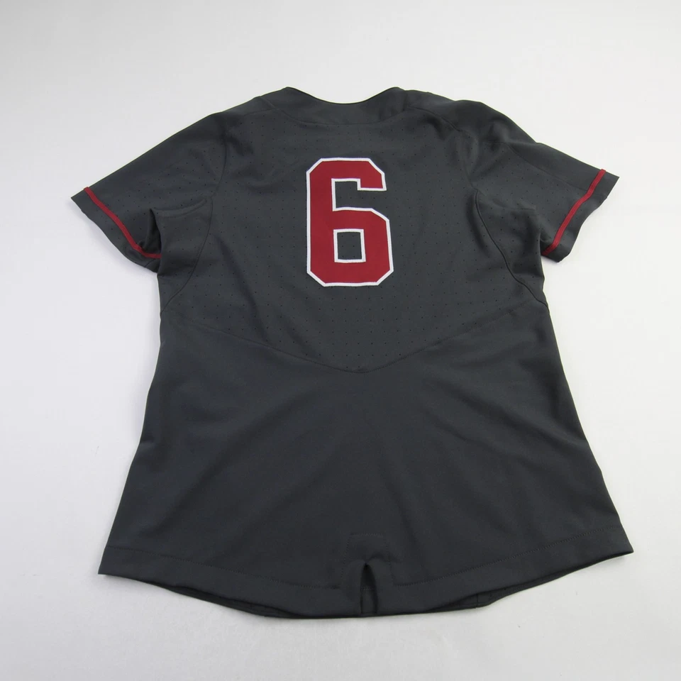 Stanford Cardinal Nike Game Jersey - Softball Women's Dark Gray Used - Image 2 of 4
