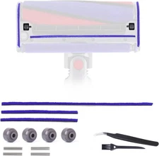 Plush Strips Soleplate Wheels Axles Replacement Compatible with Dyson V6 V7 V8